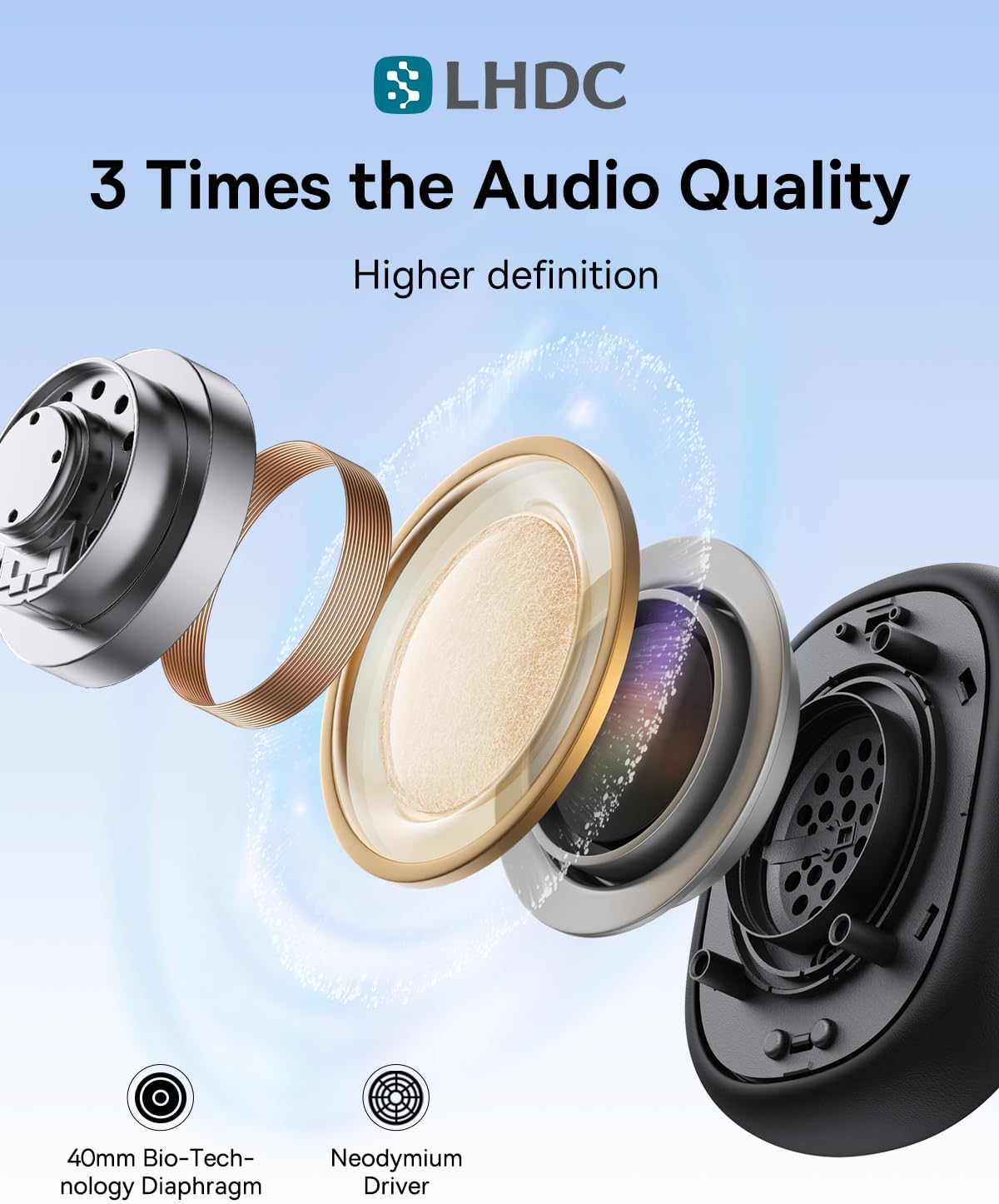 Handsfree Bluetooth Baseus H1i, A2DP, ANC, Negru A00050402113-00