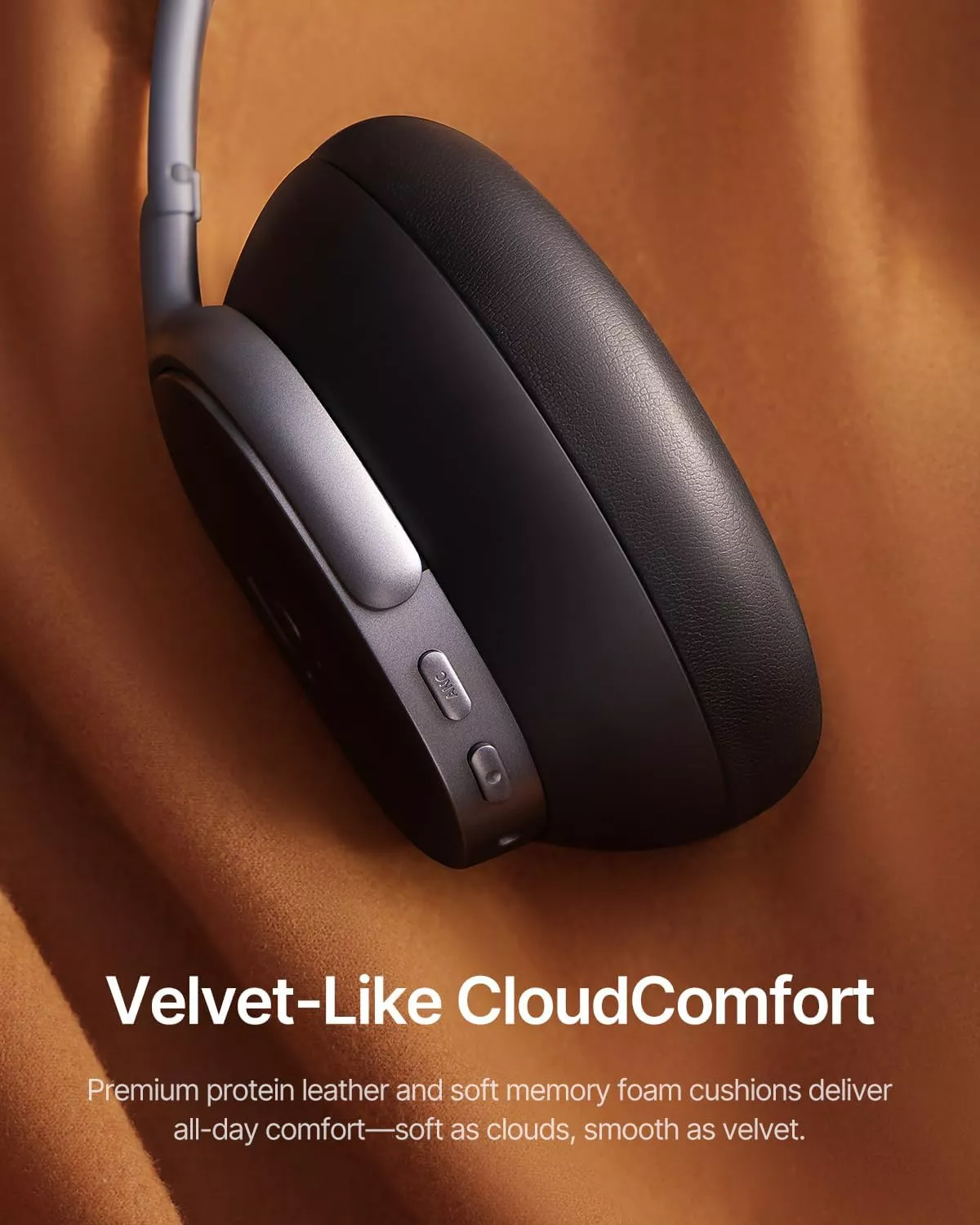 Handsfree Bluetooth Baseus Inspire XH1 Sound by Bose, A2DP, ANC, Negru A00085701123-00