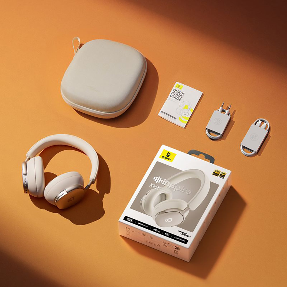 Handsfree Bluetooth Baseus Inspire XH1 Sound by Bose, A2DP, ANC, Alb A00085701233-00