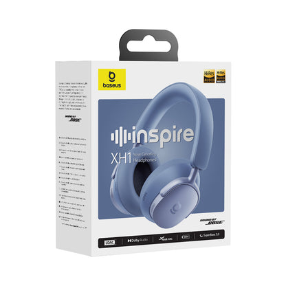 Handsfree Bluetooth Baseus Inspire XH1 Sound by Bose, A2DP, ANC, Albastru A0203601