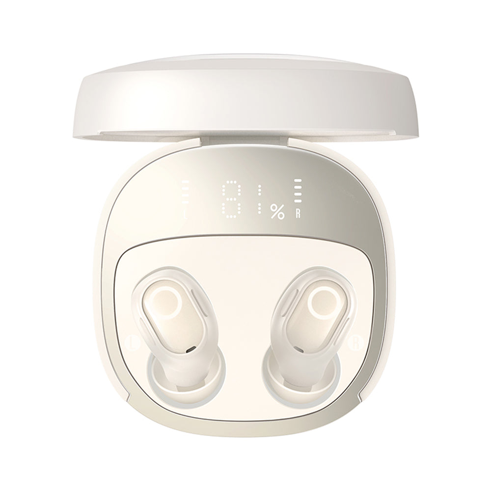 Handsfree Bluetooth Baseus WM02+, TWS, Alb NGTW370302