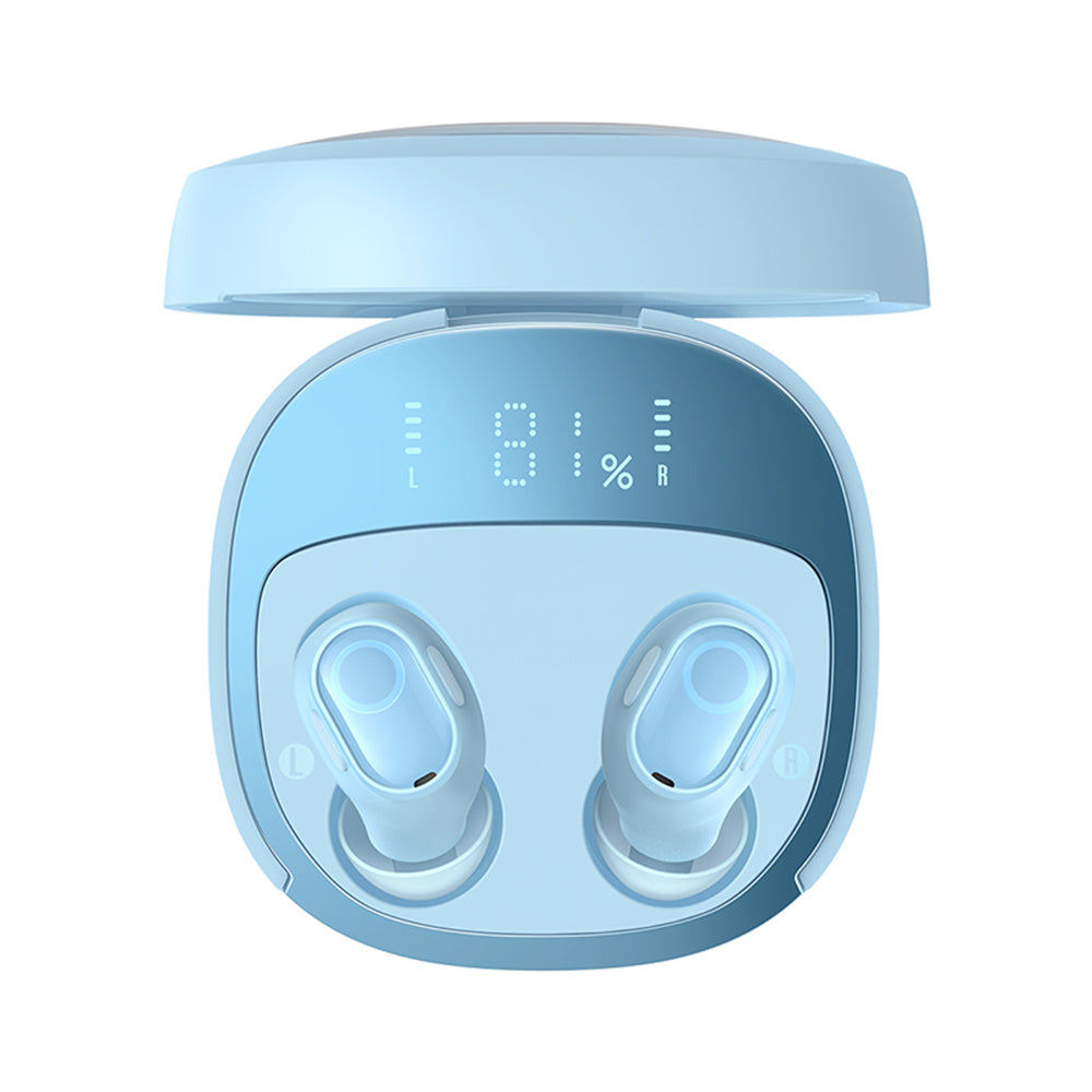 Handsfree Bluetooth Baseus WM02+, TWS, Albastru NGTW370303