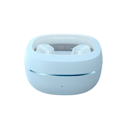 Handsfree Bluetooth Baseus WM02+, TWS, Albastru NGTW370303