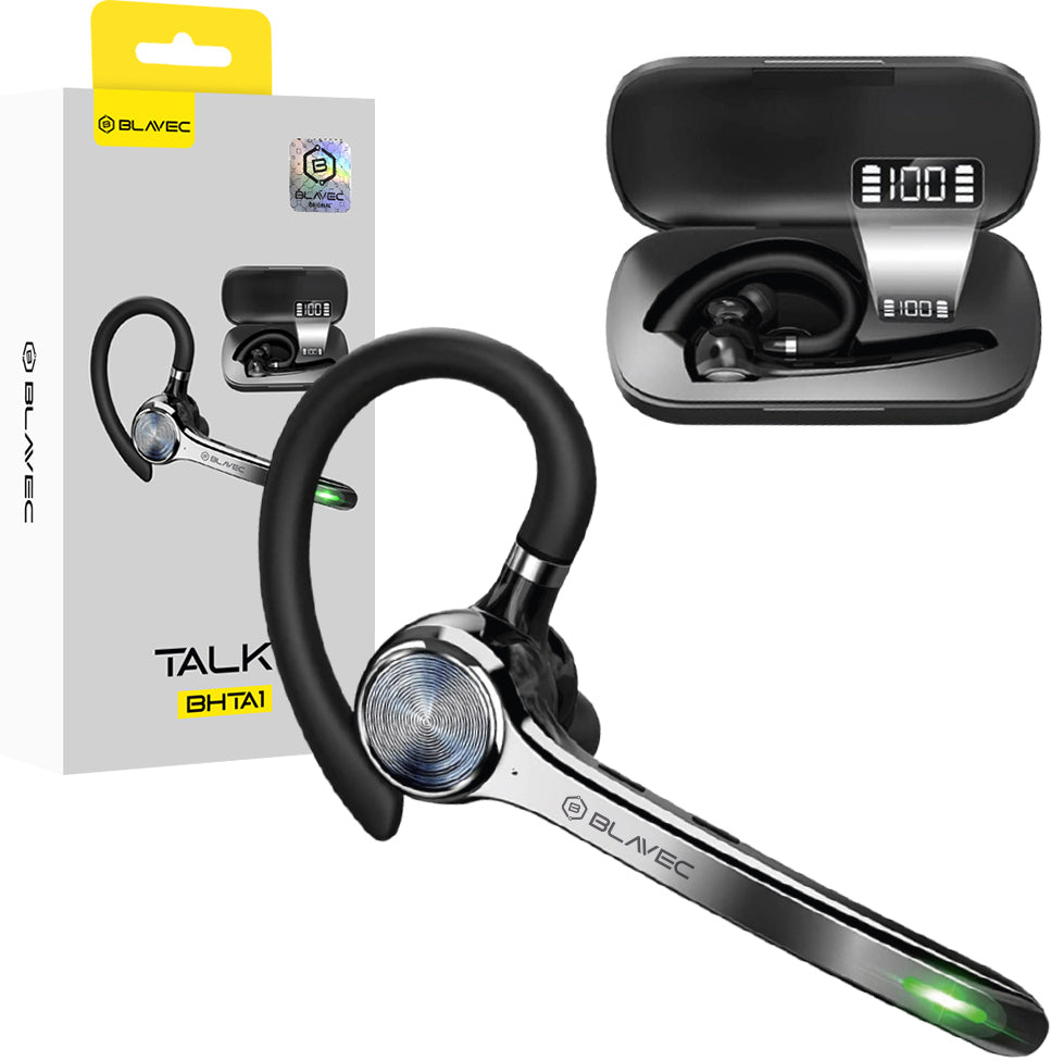 Handsfree Bluetooth Blavec Talk 1, MultiPoint, A2DP, Negru