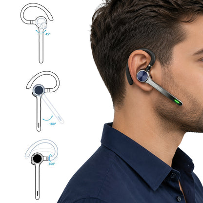 Handsfree Bluetooth Blavec Talk 1, MultiPoint, A2DP, Negru