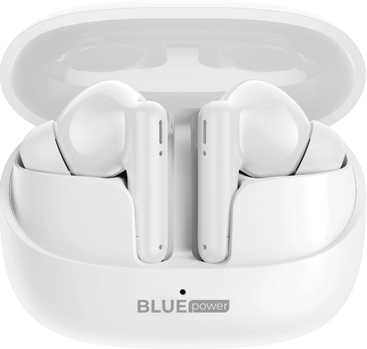 Zestaw głośnomówiący Bluetooth Blue Power BPX34, TWS, biały 