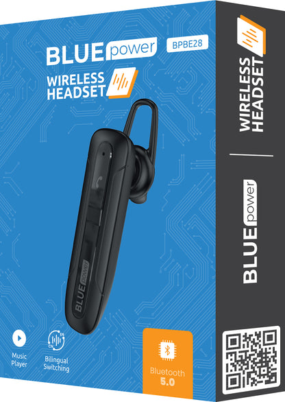 Handsfree Bluetooth Blue Power BPBE28, A2DP, Negru