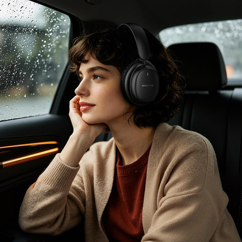 Handsfree Bluetooth Borofone BO39 Melotide, A2DP, Negru