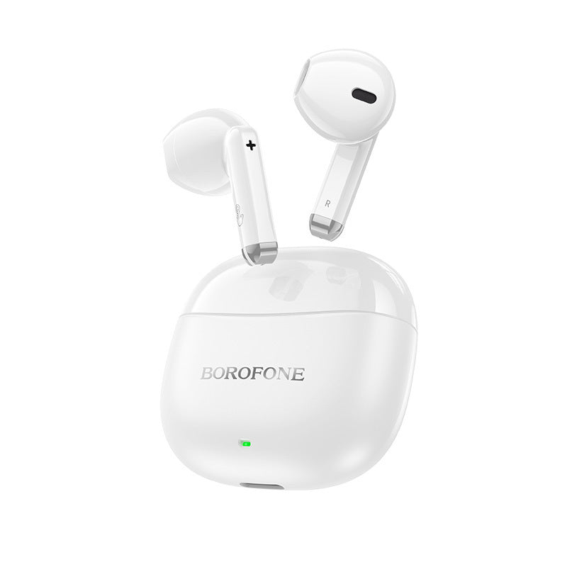 Handsfree Bluetooth Borofone BW88 Deep Rhyme, TWS, Alb
