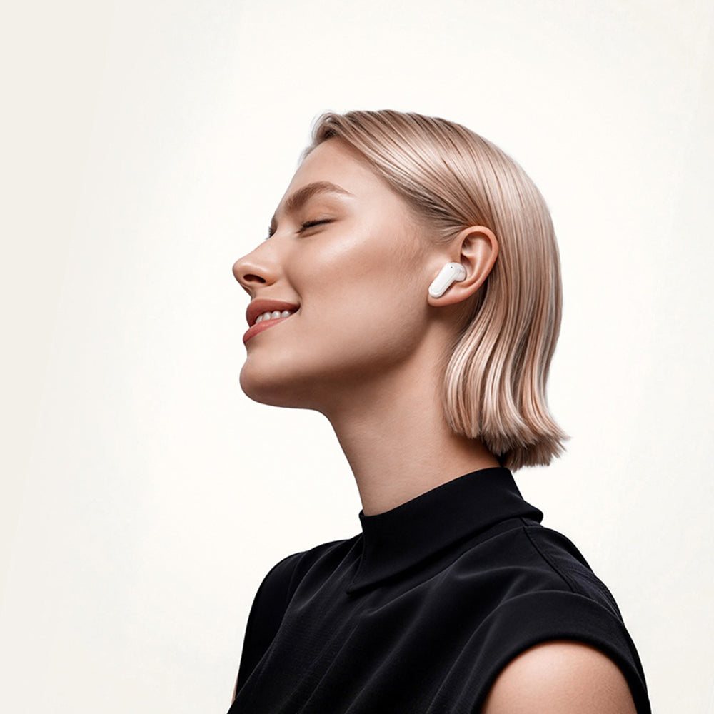 Handsfree Bluetooth Borofone BW96 Mellow, TWS, Alb