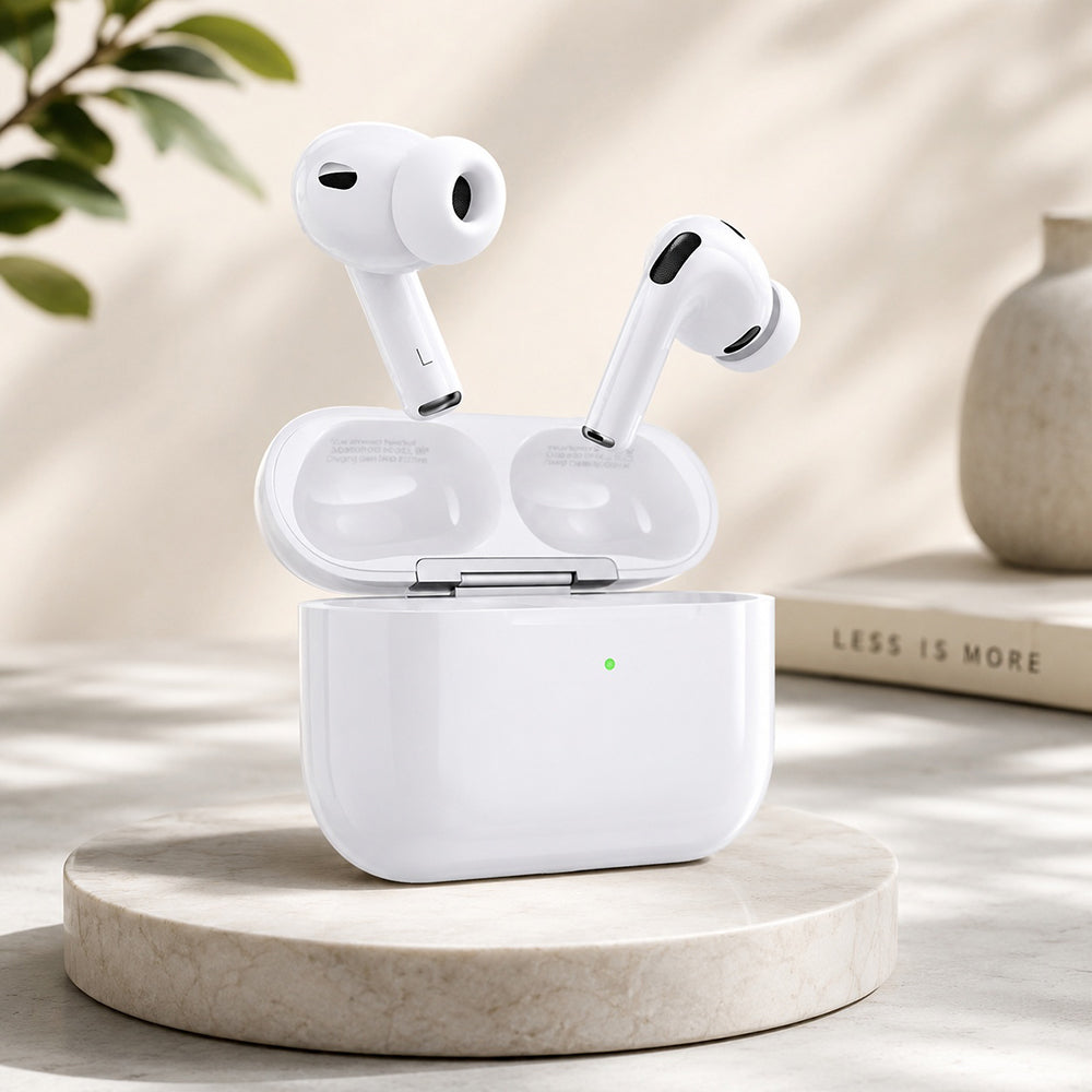 Handsfree Bluetooth Borofone BW99, TWS, ANC, Alb