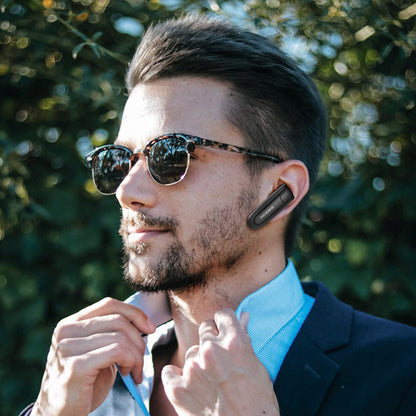 Handsfree Bluetooth Borofone Encourage BC21, MultiPoint, A2DP, Negru