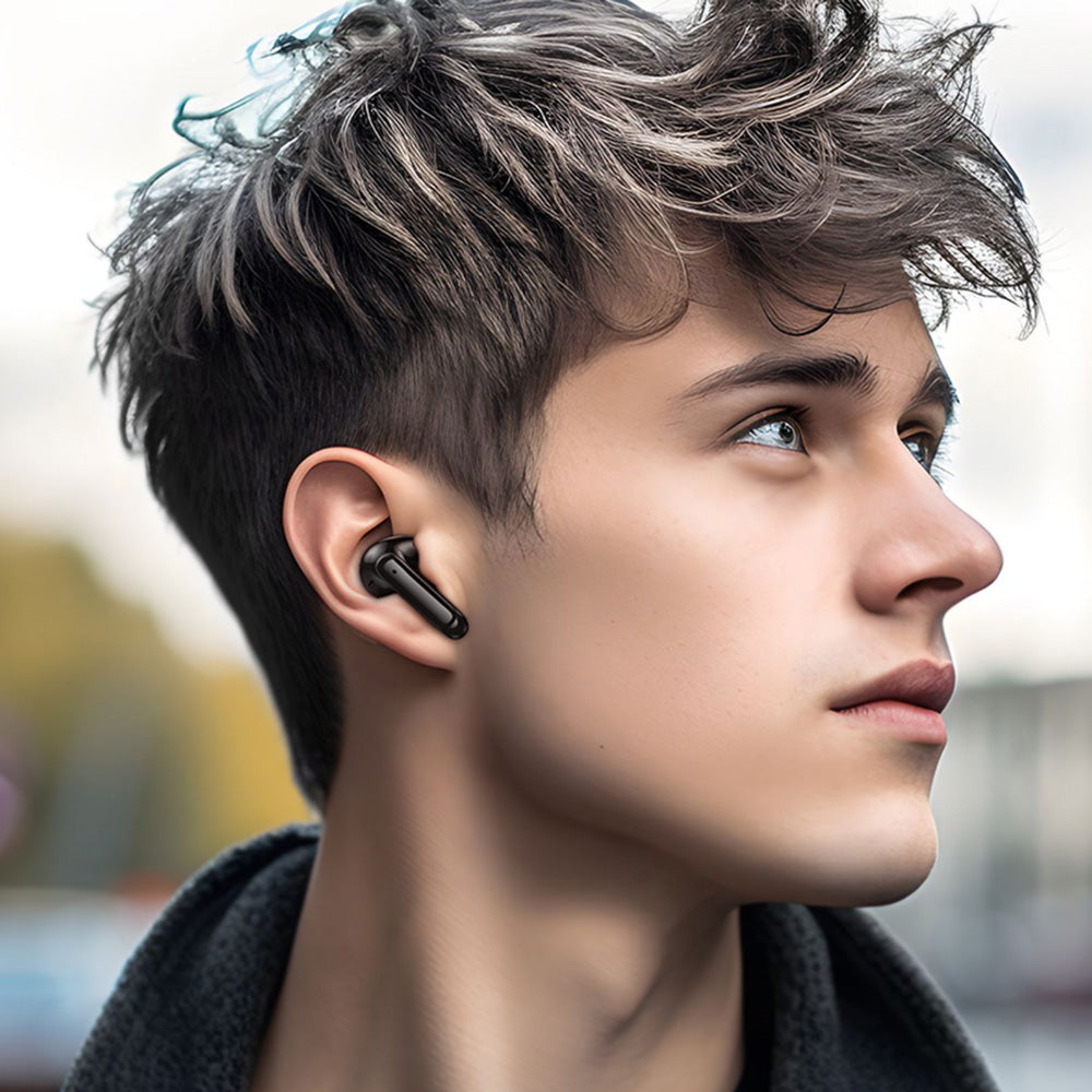 Handsfree Bluetooth Borofone FQ1 Shine, TWS, Negru