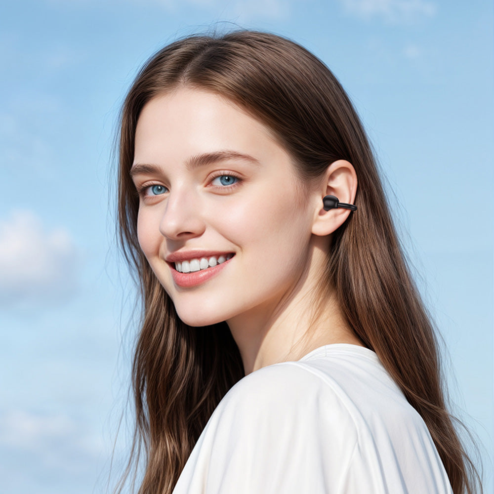 Handsfree Bluetooth Borofone FQ14 Joy, TWS, Negru