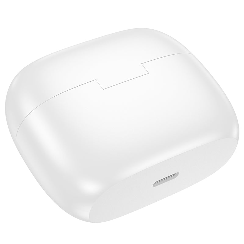 Handsfree Bluetooth Borofone FQ7 Treasure, TWS, ANC, MultiPoint, Alb