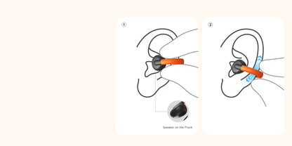 Handsfree Bluetooth Bugani Clip B21, TWS, Negru