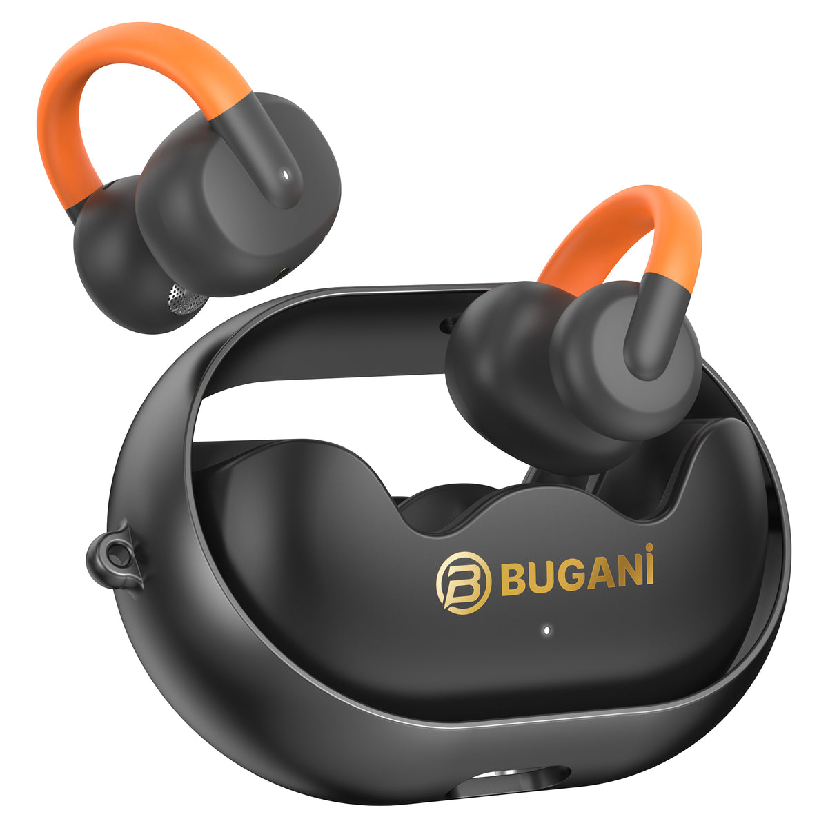 Handsfree Bluetooth Bugani Clip B21, TWS, Negru
