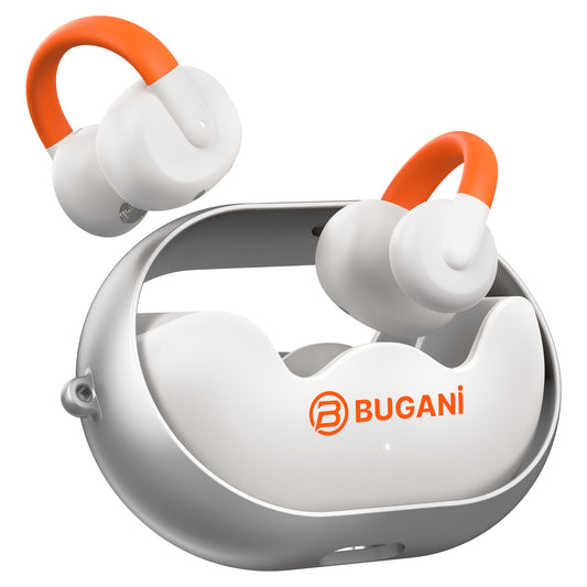 Handsfree Bluetooth Bugani Clip B21, TWS, Alb
