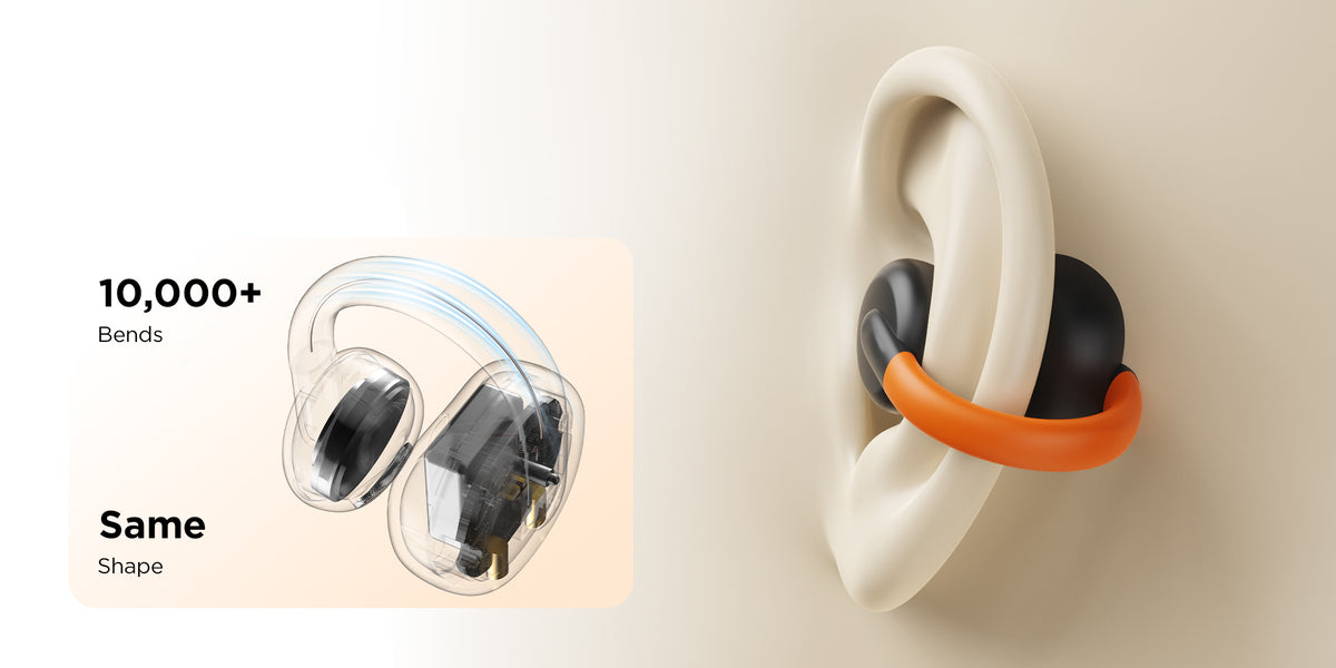 Handsfree Bluetooth Bugani Clip B21, TWS, Negru