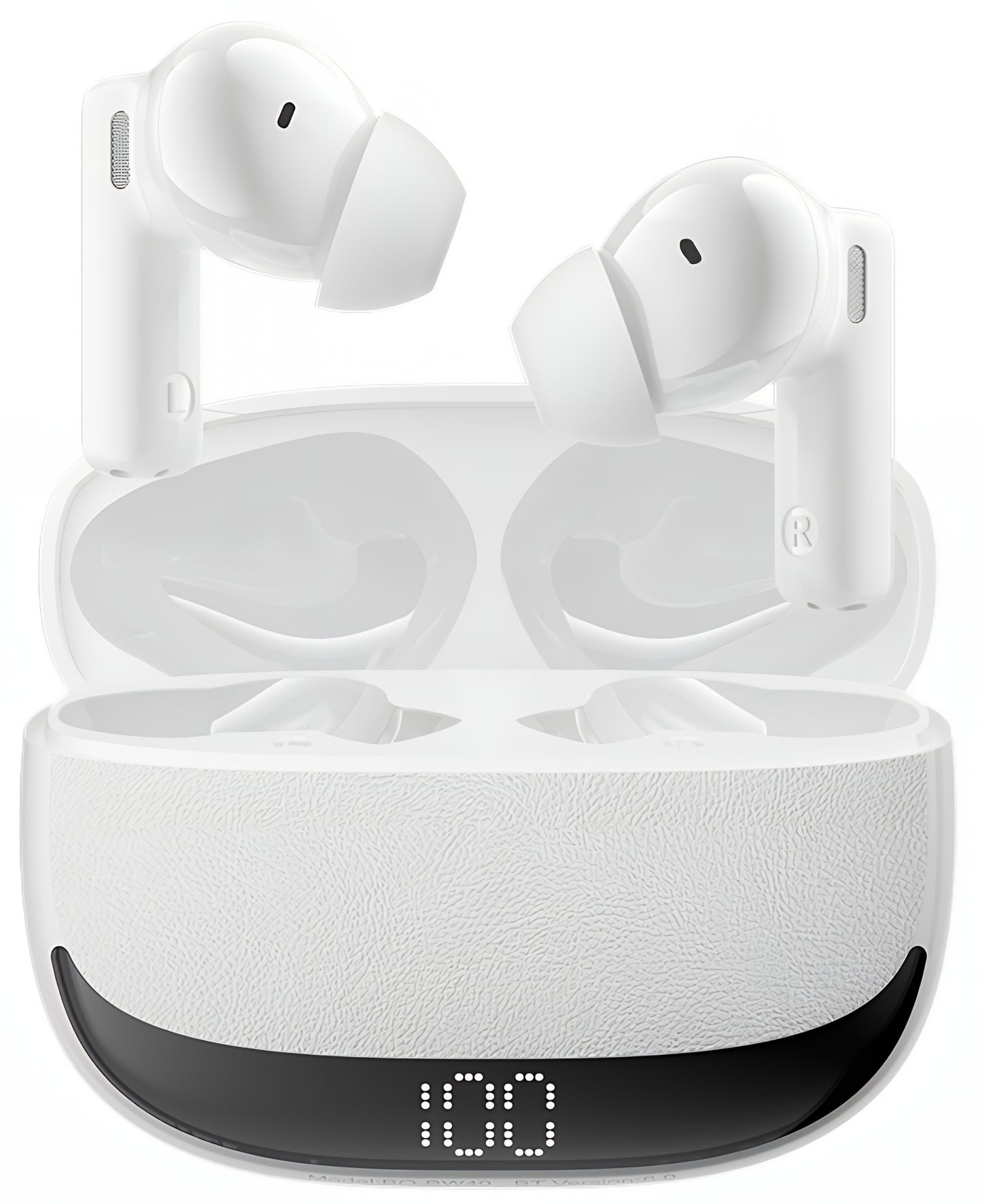 Handsfree Bluetooth BWOO BW40, TWS, ANC, Alb