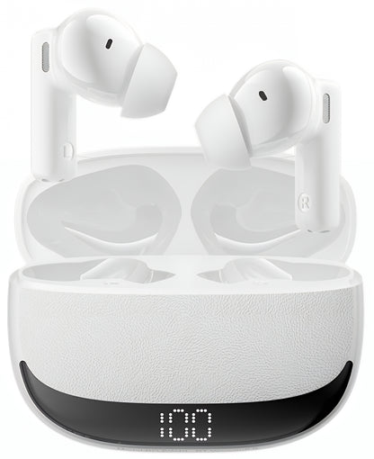 Handsfree Bluetooth BWOO BW40, TWS, ANC, Alb