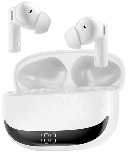 Handsfree Bluetooth BWOO BW40, TWS, ANC, Alb