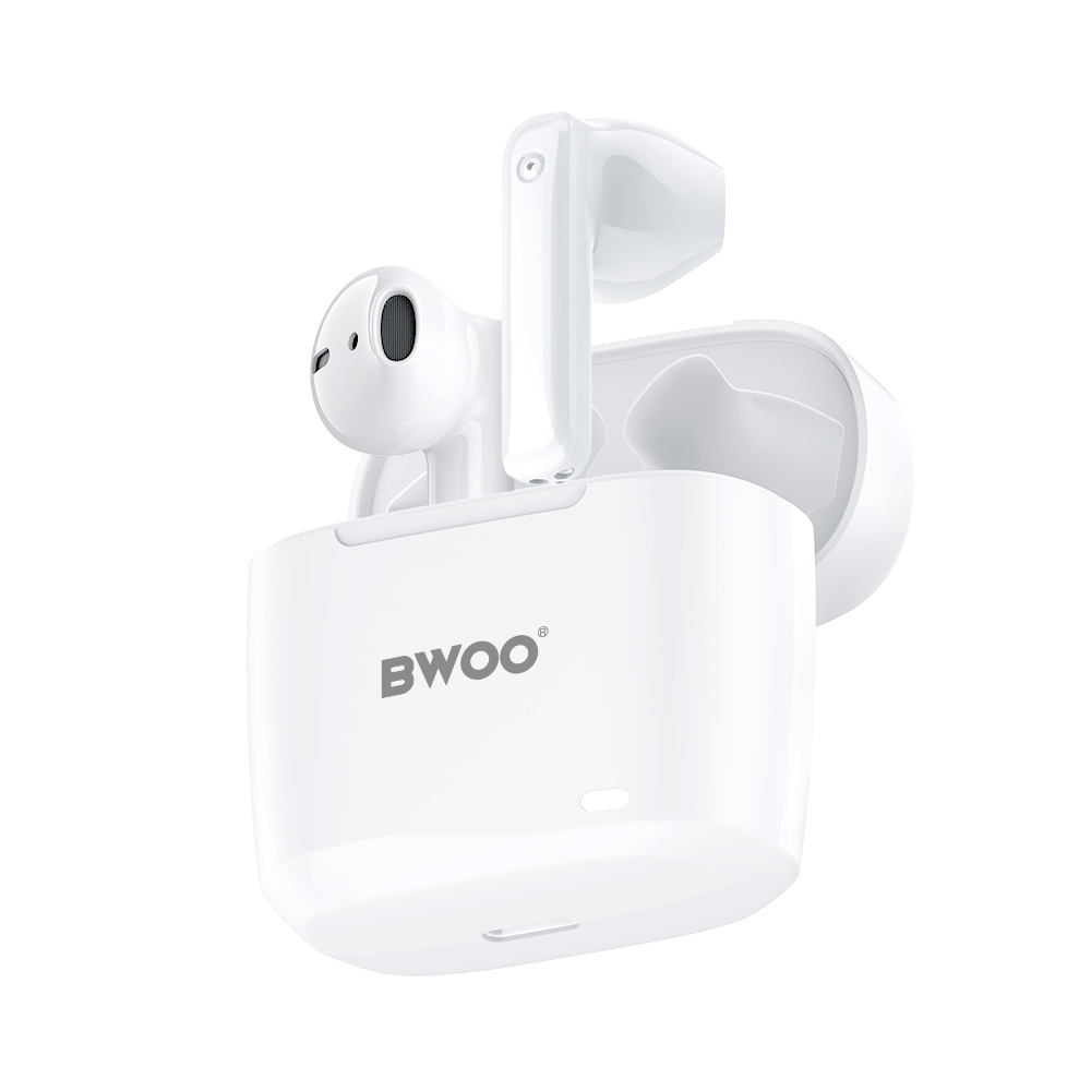 Handsfree Bluetooth BWOO BW94, TWS, Alb