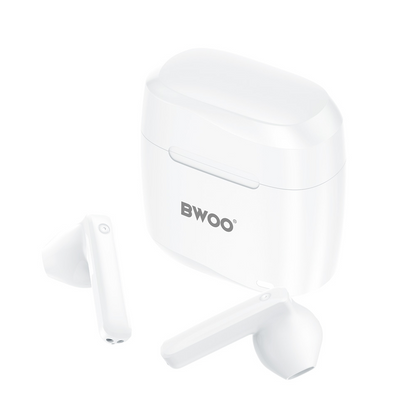 Handsfree Bluetooth BWOO BW94, TWS, Alb