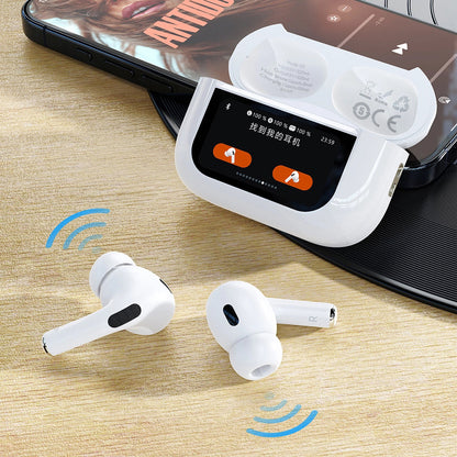 Handsfree Bluetooth Dudao U19 Display, TWS, Alb