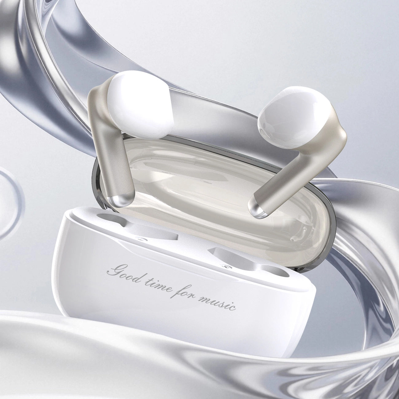Handsfree Bluetooth Dudao U8, TWS, Alb