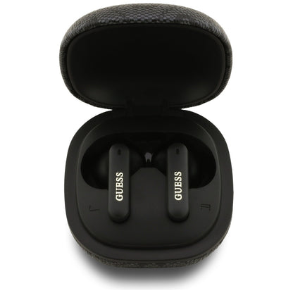 Handsfree Bluetooth Guess 4G Classic Metal Logo, TWS, Negru