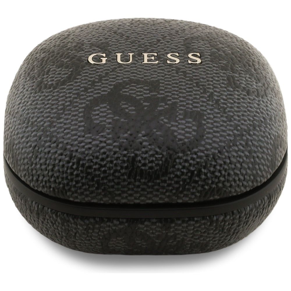 Handsfree Bluetooth Guess 4G Classic Metal Logo, TWS, Negru