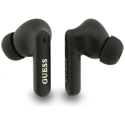 Handsfree Bluetooth Guess 4G Classic Metal Logo, TWS, Negru
