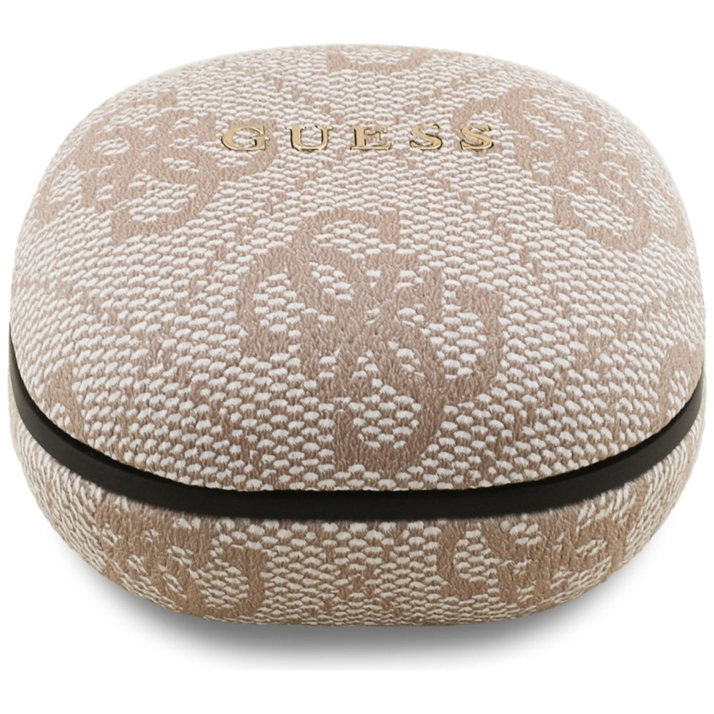 Handsfree Bluetooth Guess 4G Classic Metal Logo, TWS, Roz