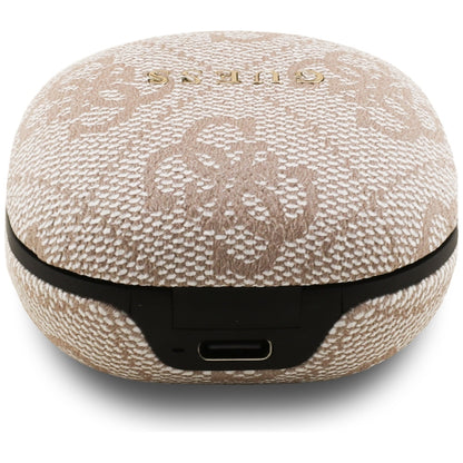 Handsfree Bluetooth Guess 4G Classic Metal Logo, TWS, Roz