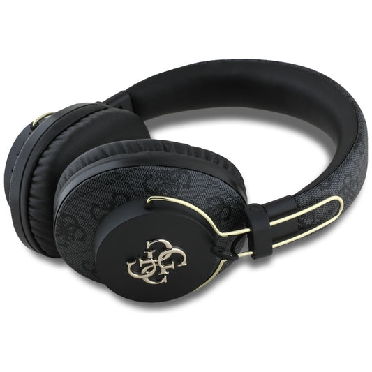 Handsfree Bluetooth Guess 4G Metal Logo, A2DP, Negru
