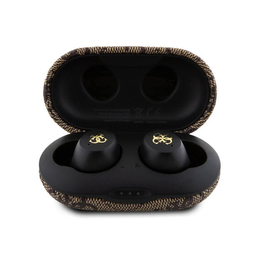 Handsfree Bluetooth Guess 4G Metal, TWS, Maro