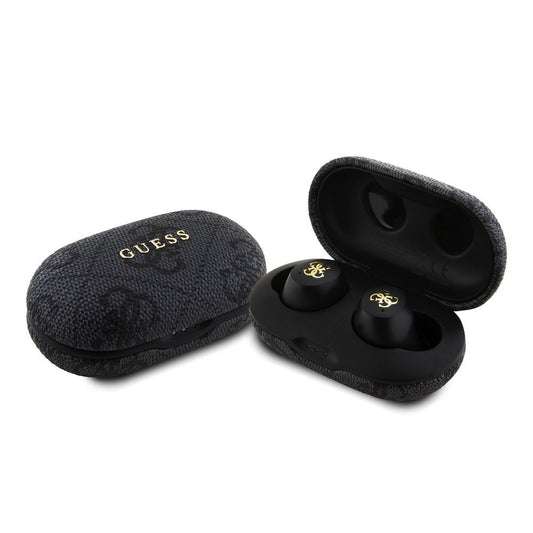 Handsfree Bluetooth Guess 4G Metal, TWS, Negru