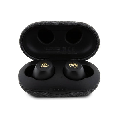 Handsfree Bluetooth Guess 4G Metal, TWS, Negru