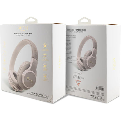 Handsfree Bluetooth Guess 4G Tone on Tone Script Logo, A2DP, Roz