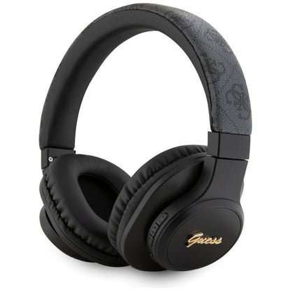 Handsfree Bluetooth Guess 4G Tone on Tone Script Logo, A2DP, Negru