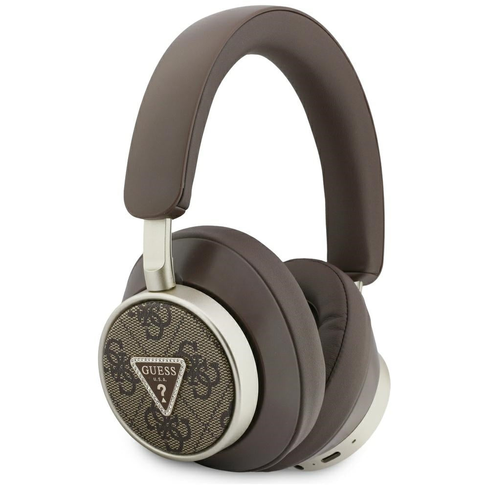 Handsfree Bluetooth Guess 4G Gold Triangle Logo, A2DP, Maro
