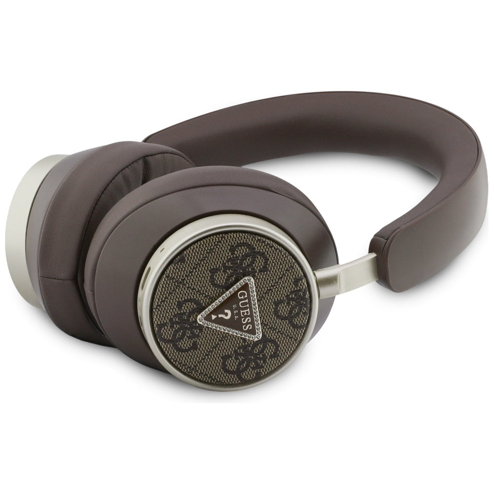 Handsfree Bluetooth Guess 4G Gold Triangle Logo, A2DP, Maro