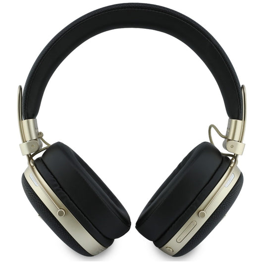Handsfree Bluetooth Guess Grained Triangle Logo, A2DP, Negru