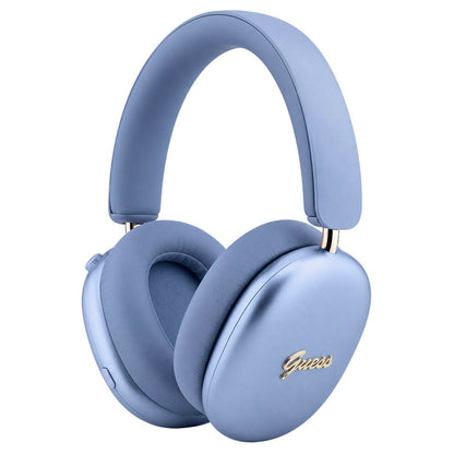 Handsfree Bluetooth Guess Metal Script Logo, A2DP, Albastru