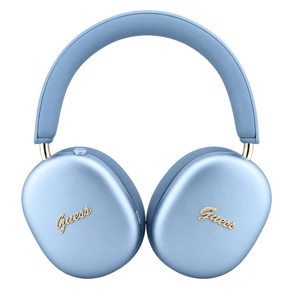 Handsfree Bluetooth Guess Metal Script Logo, A2DP, Albastru