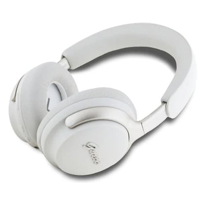 Handsfree Bluetooth Guess Metal Script Logo, A2DP, ANC, Bej