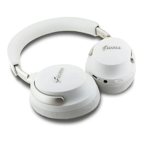 Handsfree Bluetooth Guess Metal Script Logo, A2DP, ANC, Bej