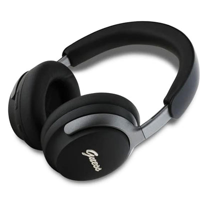 Handsfree Bluetooth Guess Metal Script Logo, A2DP, ANC, Negru