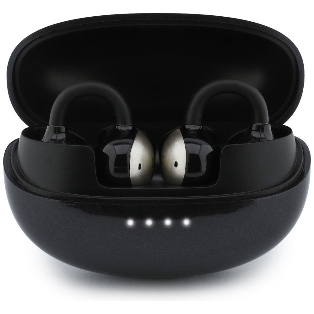 Handsfree Bluetooth Guess Metalic Finish Electropated Parts Classic, TWS, Negru